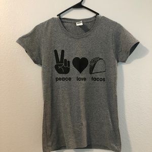 Peace, Love, Tacos Tee Shirt